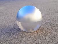 Globo policarbonato Gris - Prism&aacute;tico